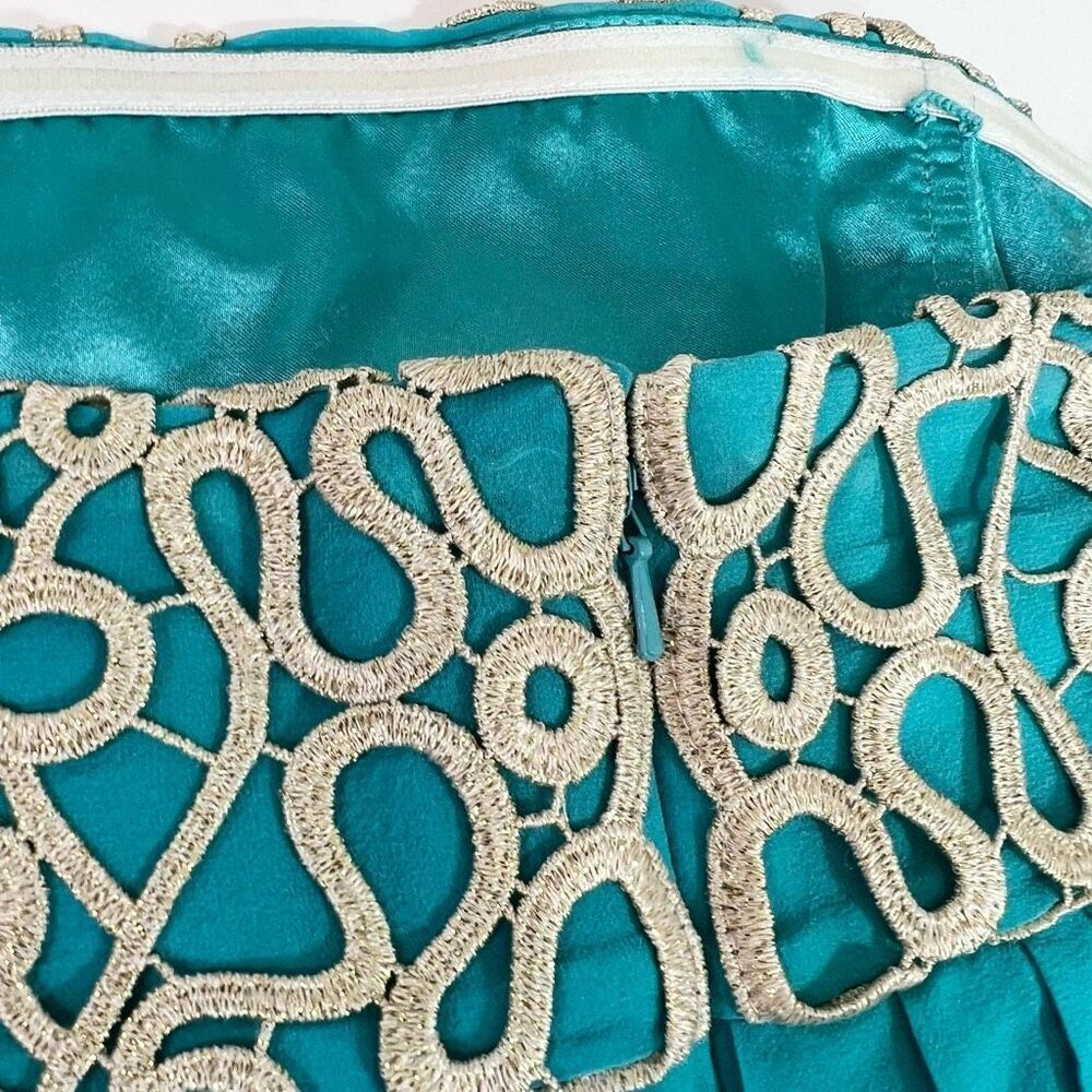 Lilly Pulitzer Jillie Chiffon Strapless Dress Women's 8 Silk Empire Mini NWT - Picture 11 of 13